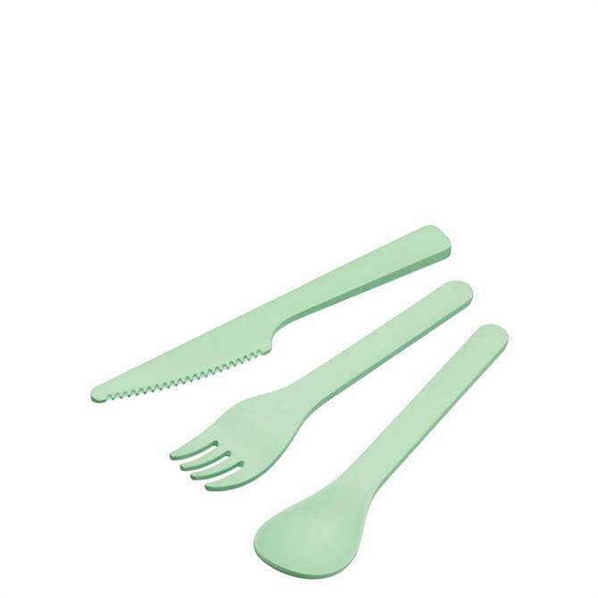 KitchenCraft Natural Elements Eco-Friendly Bamboo Fibre Cutlery Set